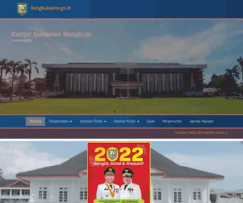 Bengkuluprov.go.id(PEMERINTAH PROVINSI BENGKULU) Screenshot
