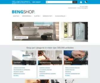 Bengshop.nl(Sanitair en verwarming voor een messcherpe prijs) Screenshot