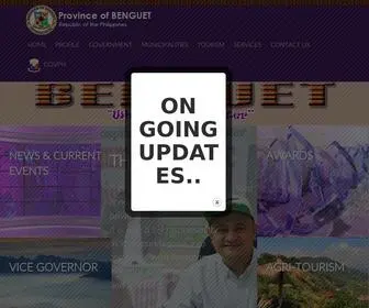 Benguet.gov.ph(Republic of the Philippines) Screenshot