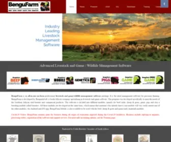 Bengufarm.co.za(Livestock and Game) Screenshot