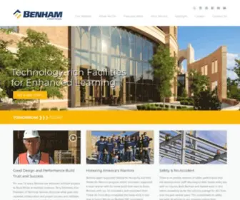 Benham.com(Architecture, Engineering, & Designbuild Firm) Screenshot