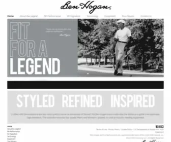 Benhogan.com(Ben Hogan Golf Apparel for Men) Screenshot