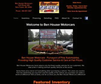 Benhousermotorcars.com(Ben Houser Motorcars) Screenshot