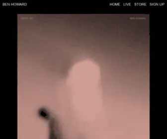 Benhowardmusic.co.uk(Ben Howard) Screenshot