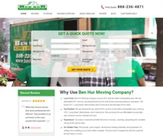 Benhur.com(Ben Hur NYC) Screenshot