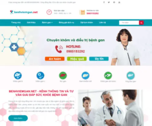 BenhviemGan.net(Bệnh viêm gan) Screenshot