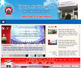 Benhviendktinhquangninh.vn(Bệnh) Screenshot