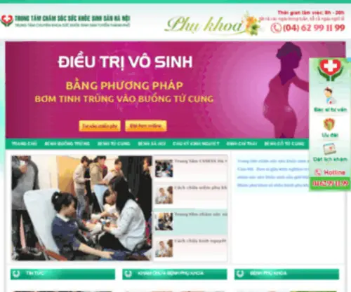 Benhvienphusan.net(Khám phụ khoa) Screenshot