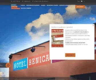 Benica.cz(Hotel Benica) Screenshot
