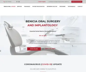 Beniciaoralsurgery.com(Benicia Oral Surgery) Screenshot