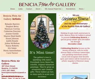 Beniciapleinair.com(Benicia Plein Air Gallery) Screenshot
