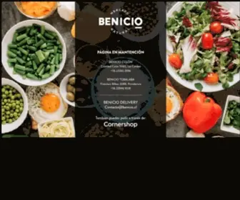 Benicio.cl(Verduras, frutas y otras cosas ricas) Screenshot