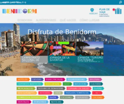 Benidorm.es(Portal Oficial de la Ciudad de Benidorm) Screenshot