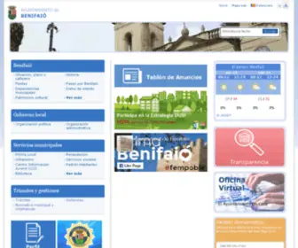 Benifaio.es(Inici) Screenshot