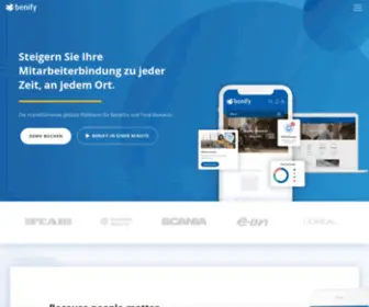 Benify.de(Die marktführende globale Plattform für Benefits & Total Rewards) Screenshot