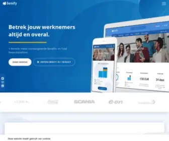 Benify.nl(Betrek jouw werknemers altijd en overal) Screenshot