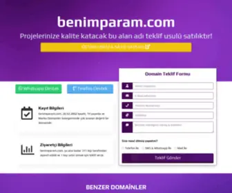 Benimparam.com(Satılıktır) Screenshot