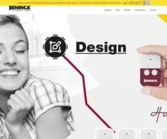Beninca.com(Automated systems for Automatic Sliding Gates) Screenshot
