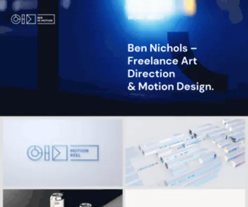 Beninmotion.com(Freelance Art Director & Motion Designer) Screenshot