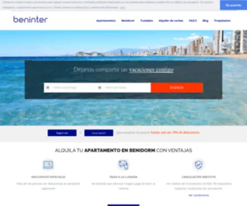 Beninter.es(Benidorm apartments) Screenshot