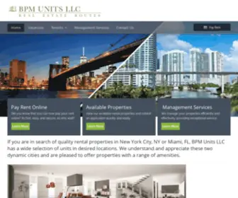 Benipropertymanagement.com(Finding a rental in New York and Miami) Screenshot