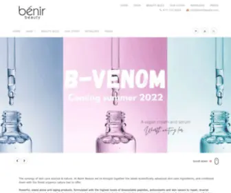 Benirbeauty.com(Benir Beauty AntiAging Skincare Cream and Serum) Screenshot