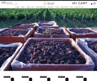 Benishwinery.com(Ben Ish Winery) Screenshot