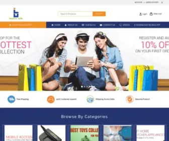 Benisonindia.com(Online Shopping Portal) Screenshot