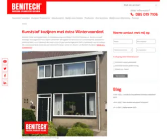 Benitech.nl(Klasse A kunststof kozijnen en deuren voor een eerlijke prijs) Screenshot