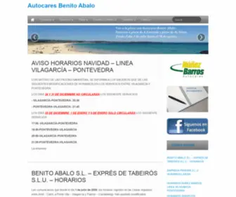 Benitoabalo.com(Autocares Benito Abalo) Screenshot