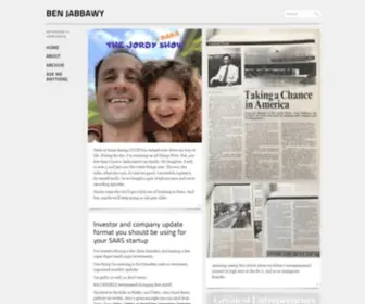 Benjabbawy.com(Ben Jabbawy) Screenshot