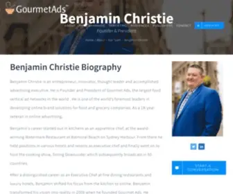 Benjaminchristie.com(Benjamin Christie) Screenshot