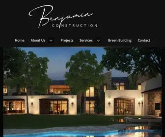 Benjaminconstruction.com(East Bay Area Lafayette Construction Company) Screenshot