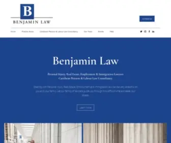 Benjaminlaw.ca(Toronto's Family) Screenshot