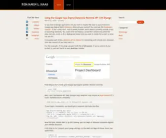 Benjaminlhaas.com(Benjamin L) Screenshot