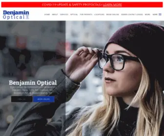 Benjaminoptical.com(Benjamin Optical) Screenshot