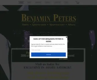 Benjaminpeters.com(Benjamin Peters) Screenshot