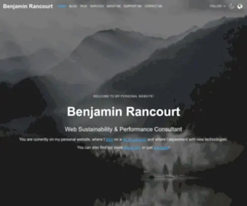 Benjaminrancourt.ca(Benjamin Rancourt) Screenshot