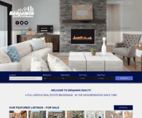 Benjaminrealty.net(Benjamin Realty) Screenshot