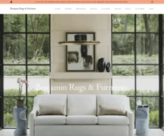 Benjaminrugsandfurniture.com(Benjamin Rugs & Furniture) Screenshot