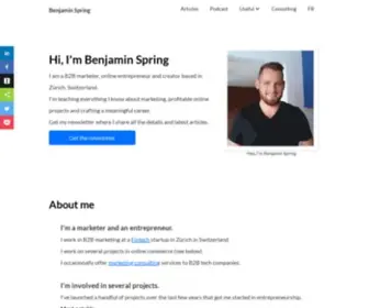 Benjaminspring.com(Benjaminspring) Screenshot