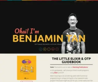 Benjamintan.io(Benjamin Tan Wei Hao) Screenshot