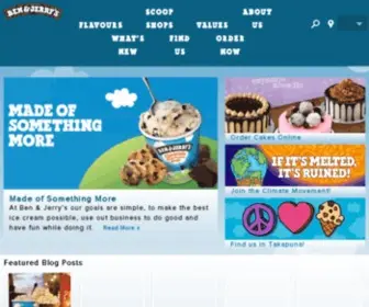 Benjerry.co.nz(Ben) Screenshot