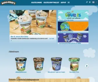 Benjerry.fi(Ben & Jerry’s) Screenshot