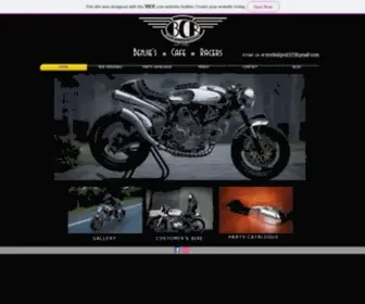 Benjiescaferacer.com(Bcrdesign) Screenshot