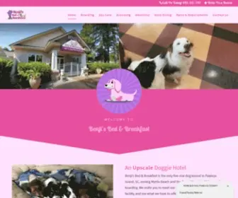 Benjisbandb.com(Dog Kennel in Pawleys Island) Screenshot