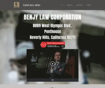 BenjYlaw.com(Benjy Law Corporation) Screenshot