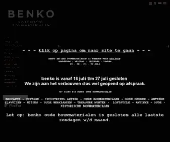 Benko.nl(Bij Benko antieke bouwmaterialen) Screenshot