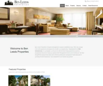 Benleedsproperties.com(Ben Leeds Properties) Screenshot