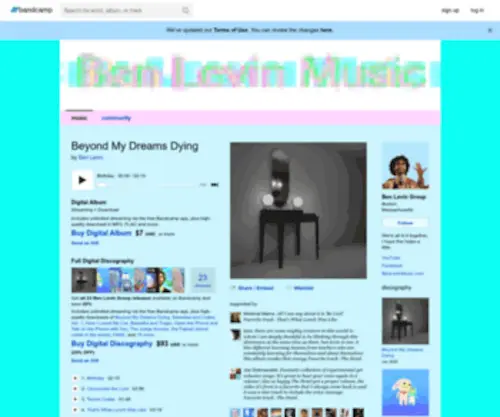 Benlevinmusic.com(Ben Levin Group) Screenshot